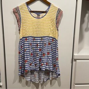 Womens Matilda Jane Adventure Begins On My Mind Top Size M